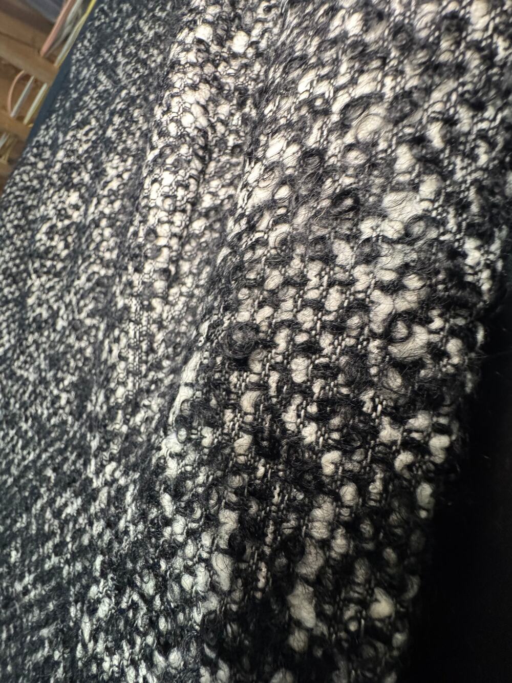 Christian Dior wool and mohair blend tweed dress